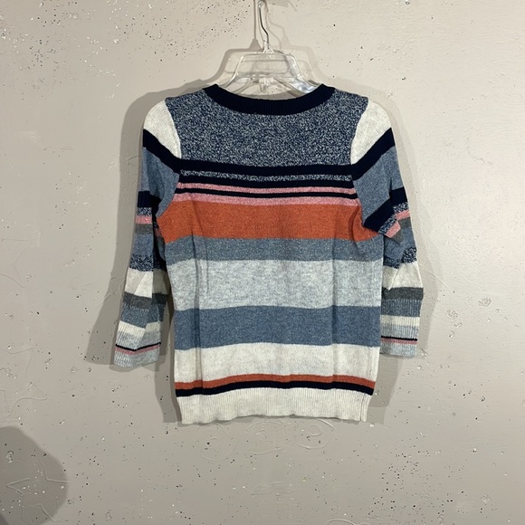 Loft 3/4 Sleeve Multi Colored Sweater. Size Petite XSP - Picture 2 of 3
